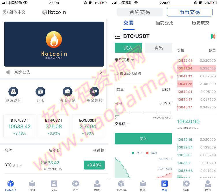 原生合约交易所完整源码 原生安卓源码 IOS端源码 币币 OTC承兑商 永续合约插图
