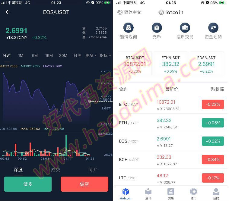 原生合约交易所完整源码 原生安卓源码 IOS端源码 币币 OTC承兑商 永续合约插图1